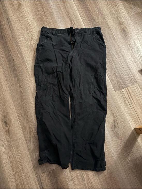 Carhartt Other - Black relaxed fit carhartt carpenter pants